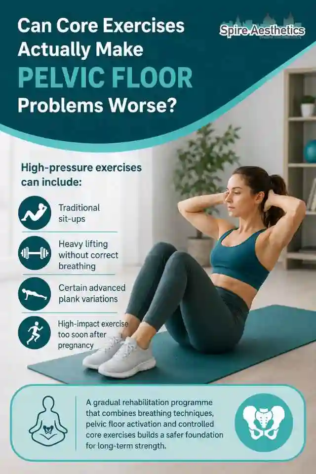 Can Strengthening Your Core Alone Actually Make Pelvic Floor Problems Worse Feltham?